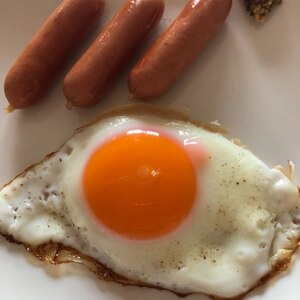 省エネでとろとろ目玉焼きの作り方